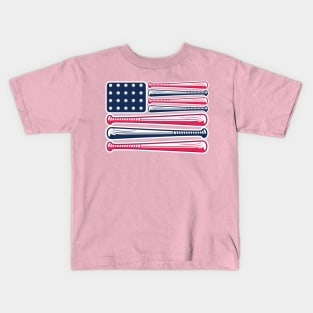 United States of Baseball Kids T-Shirt